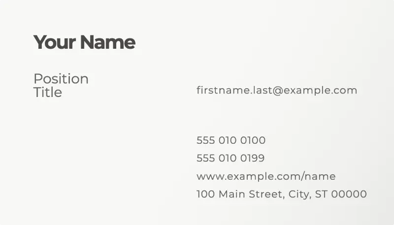 Back of the Cornerstone template