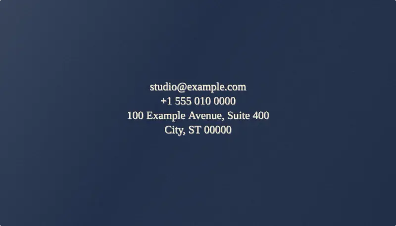 Back of the Counsel template