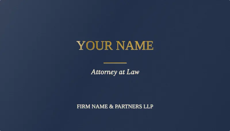 Front of the Counsel template