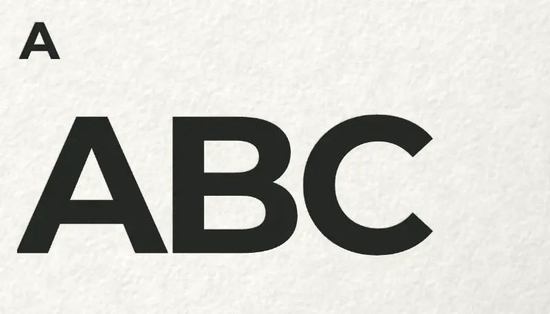 Front of the Headline template