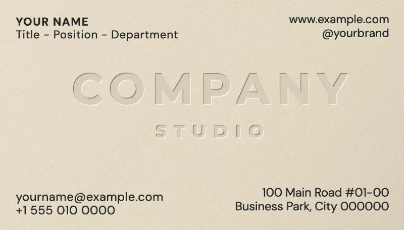 Back of the Imprint template