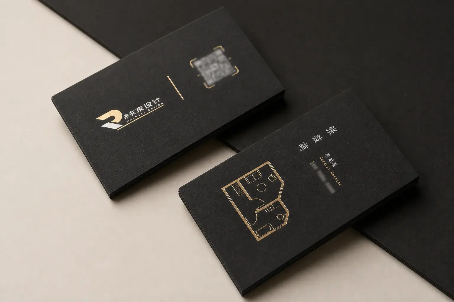 Letterpress business card printed by InkPavo, No. 016